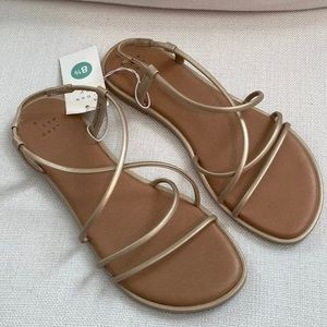 A New Day Gold Sandals